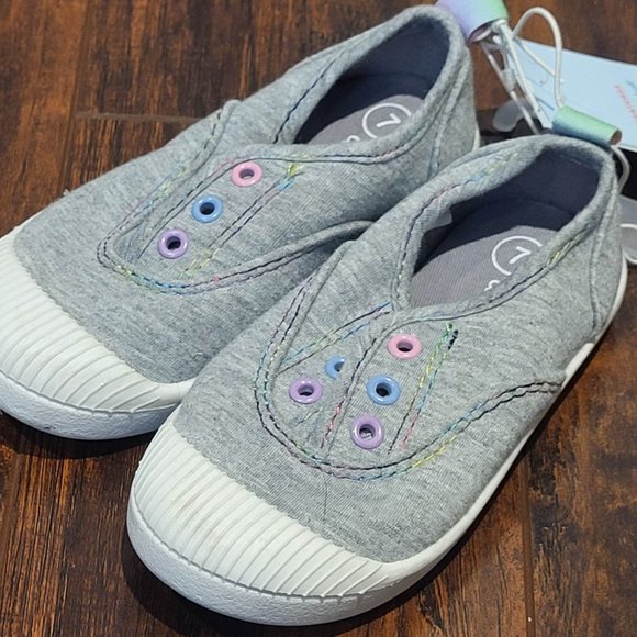 3/$20 🏷 Cat & Jack Slip On Shoes Size 7 Toddler - Picture 3 of 3